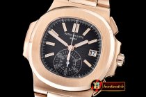 PP0199D - 5980 Nautilis Chrono RG/RG Black BP A-7750