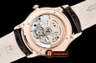 Jaeger Le Coultre Master Ultra Thin Date RG/LE Black ZF 1:1 MY9015 Mod