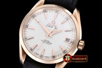 OMG0464N - Aqua Terra 38mm RG/LE3 White A2836 Mod8500 JHF