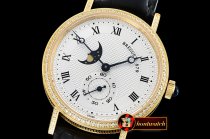 BRE083B - Classique MoonPhase Ref.3300 Diam YG/LE Wht MY9015 Mod