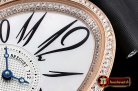 Breguet Queen of Naples Ladies Diams RG/LE Wht MOP Jap Movt