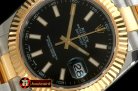 RDJ0255A - SS/YG TT Black Swiss Eta 2836/3135