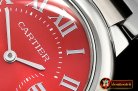 Cartier Balon Bleu Midsize 33mm SS/SS Red Swiss Quartz Mod