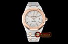 Audemars Piguet Royal Oak 15400 RG/SS White OMF 1:1 MY9015 Mod 3120