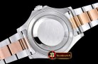 Rolex YachtMaster Mens 116621 RG/SS Black JF Asia 3135 Mod