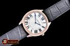 Cartier Drive De Cartier Extra-Flat RG/LE White Jap Qtz