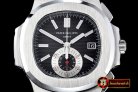 PP0201A - 5980 Nautilis Chrono SS/LE Black BP A-7750