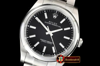 Rolex Oyster Pert. 39mm 114300 904L SS/SS Blk ARF Asia 3132