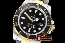 Rolex Submariner 116613LN Cer YG/SS Blk KSF Asia 2836