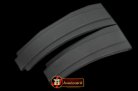 ROLACC020B - Black Rubber Strap 20/16 with SS Insignia Clasp