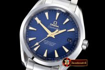 Replica Omega Aqua Terra W Oly SS/SS Blue/Gold JHF A2824 Mod8500