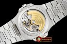 Patek Philippe Nautilus Mens 40mm SS/SS White Stk PF Miyota 9015
