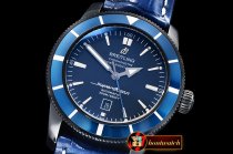 Breitling SuperOcean Heritage II 46mm DLC/LE Blue ANF Asia 2824