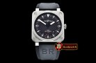 BELL & ROSS BR03-92 Horograph Sandblasted SS/RU Black V2 Miyota 9015