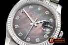Rolex Datejust Man DJ 36mm Jub Flt SS/SS Black MOP Diams BP A313