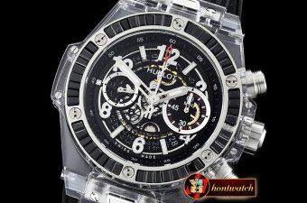 Hublot Big Bang Unico Sapphire 45mm B Gem PL/RU SF Wht A7750