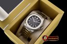 Patek Philippe Nautilus Jumbo 5711 SS/SS Grey/Stk PPF MY9015 Mod