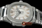 PP0179A - Nautilus 7010 Midsize 32mm SS White - Swiss Qtz