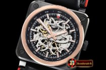 Bell & Ross BR03-92 42mm Aero GT PVD/RG/LE Black Skele MY9015