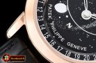 PP0277B - Celestial Sky Moon Date RG/LE Black MY9015 Mod