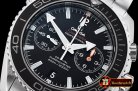 Omega Planet Ocean 45mm Chrono SS/SS Blk BP A7750 Mod9300
