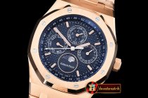Audemars Piguet Royal Oak Perpetual Calendar 26574 RG/RG Blue JF