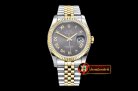 Rolex Datejust DJ 36mm Jub Flt YG/SS Dark Grey Rmn BP A3135 Mod