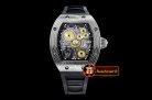Richard Mille RM018 Tourbillon Boucheron SS/RU Yellow MY9015 Mod
