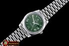 Replica Rolex DayDate 40mm SS/SS Green Roman Flut BP A2836 Mod32