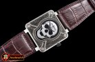 Bell & Ross BR01 2016 Burning Skull Ltd Ed SS/LE2 Black Asia 23