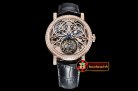 Franck Muller Giga Tourbillon Ronde Squelette Diams RG/LE Rose Tourb