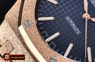 Audemars Piguet Royal Oak 15400 Frosted RG/RG Blue Asia 21J Mod 3120