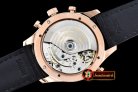 IWC0333B - Portuguese Chronograph Rattrapante RG/LE Blue A7750