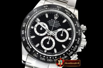 Rolex Daytona 116500LN CER/SS/SS Black ARF V2 A4130 Mod