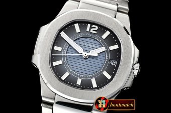 Patek Philippe Nautilus 7010 Ladies SS/SS Blue - Swiss Qtz