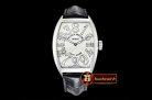 Franck Muller Crazy Hours Curvex Mens SS/LE White Asia 21J Mod