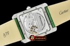 Cartier Tank MC 1904 SS/LE (Green) White Asia 23J