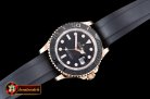 Rolex YachtMaster 116655 40mm RG/RU Black BP Ult Swiss 2836