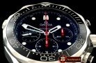 Replica Omega Seamaster Pro 300M Chrono SS/SS Black A-7750