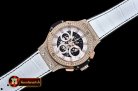 Hublot Aero Big Bang Diams RG/RU Skele Wht/Bk A7750 Mod