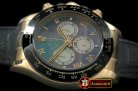 Replica Rolex Daytona 116528 YG/LE M-Green Roman A-7750 Sec@6