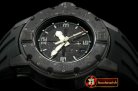 RM075D - PVD Black/RU Black Asian 7751 Decorated