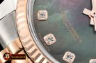 Rolex Datejust Man DJ 36mm Jub Flt RG/SS Black MOP Diams BP A313