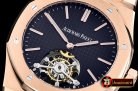 Audemars Piguet Royal Oak Extra Thin Tourb RG/RG Blue JF Flying Tourb