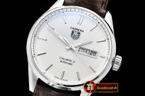 Tag Heuer Carrera Calibre 5 Automatic SS/LE White ANF Asia 2824