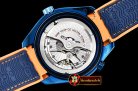 Omega Planet Ocean 45mm GMT Blue DLC/NY Black JHF A23J Mod