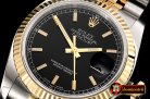 Rolex Datejust Man DJ 36mm Jub Flt 904L YG/SS Black ARF A3135 Mod