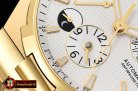 VACH. CONSTANTINE Overseas Dual Time Power Reserve YG/YG Wht TWA A1222