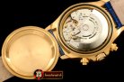 Replica Rolex Daytona 116528 YG/LE Blue Num A-7750 Sec@6