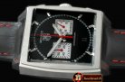 TAG0279D - Monaco Classic SS/LE Black Jap OS20 Quartz Chrono